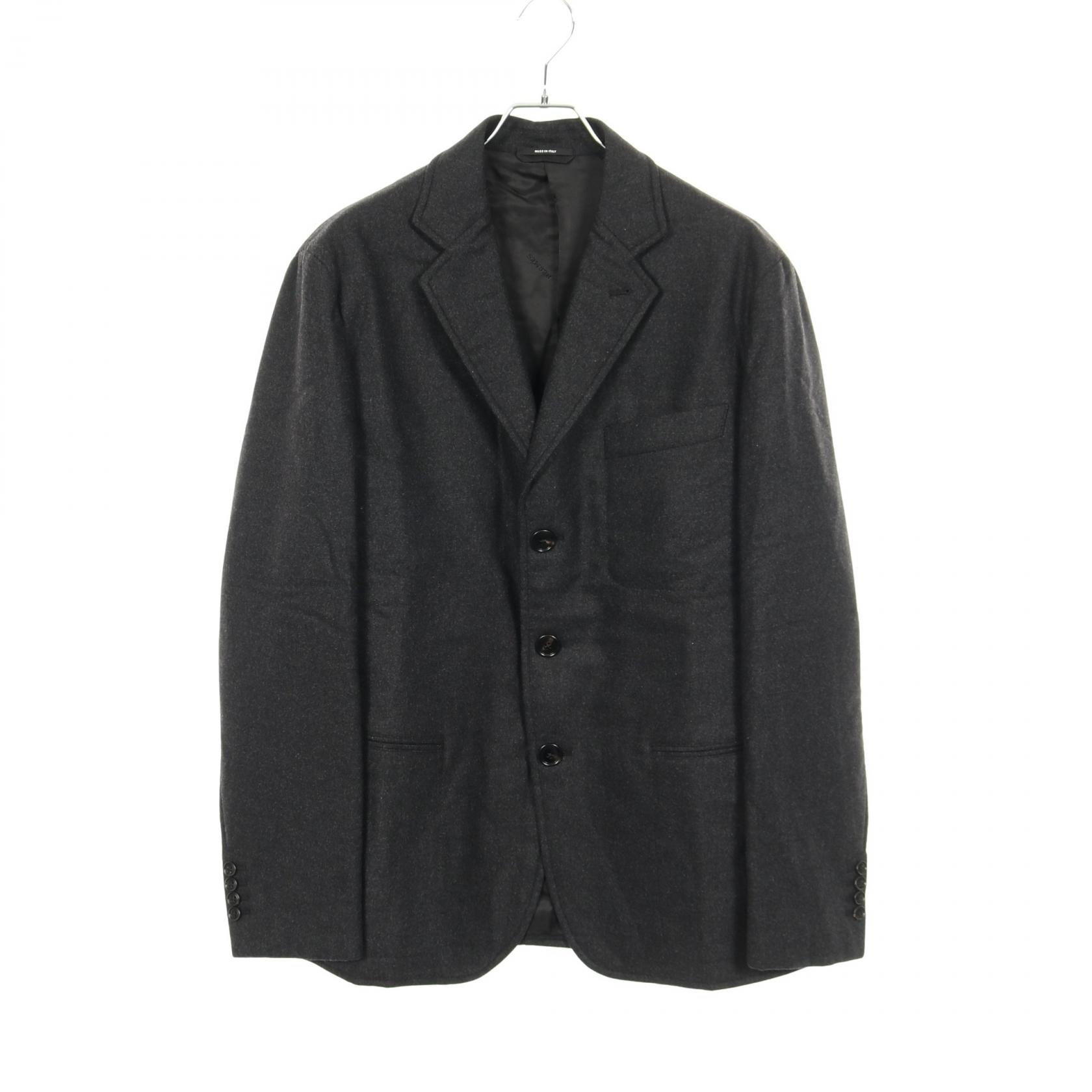 エルメス HERMES テーラードジャケット 衣料品 アウター カシミヤ メンズ グレー系 【中古】