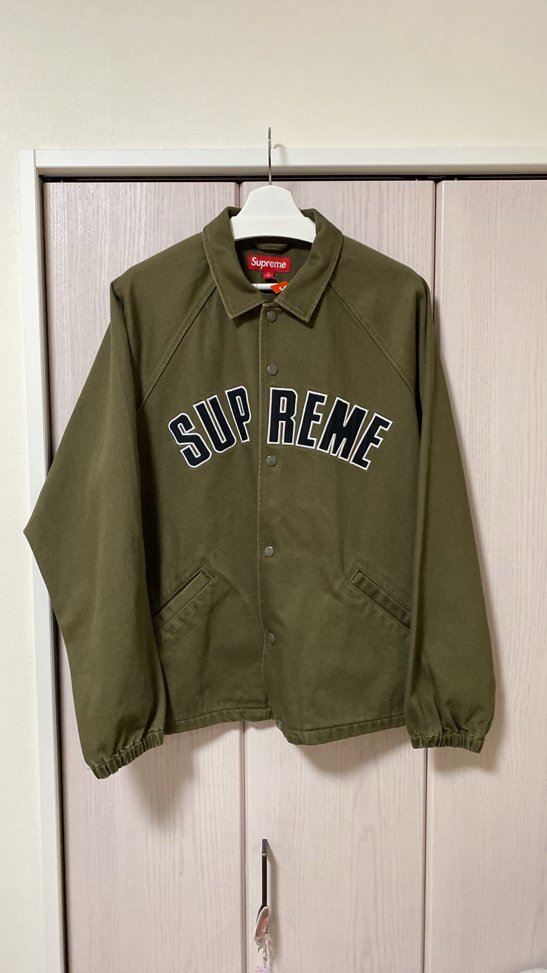 Supreme Arc Denim Coaches Jacket "Olive"