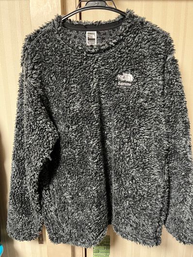 Supreme x The North Face High Pile Fleece Pullover "Black"