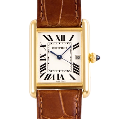 Cartier カルティエ タンクルイLM W1529756 K18YG【中古】