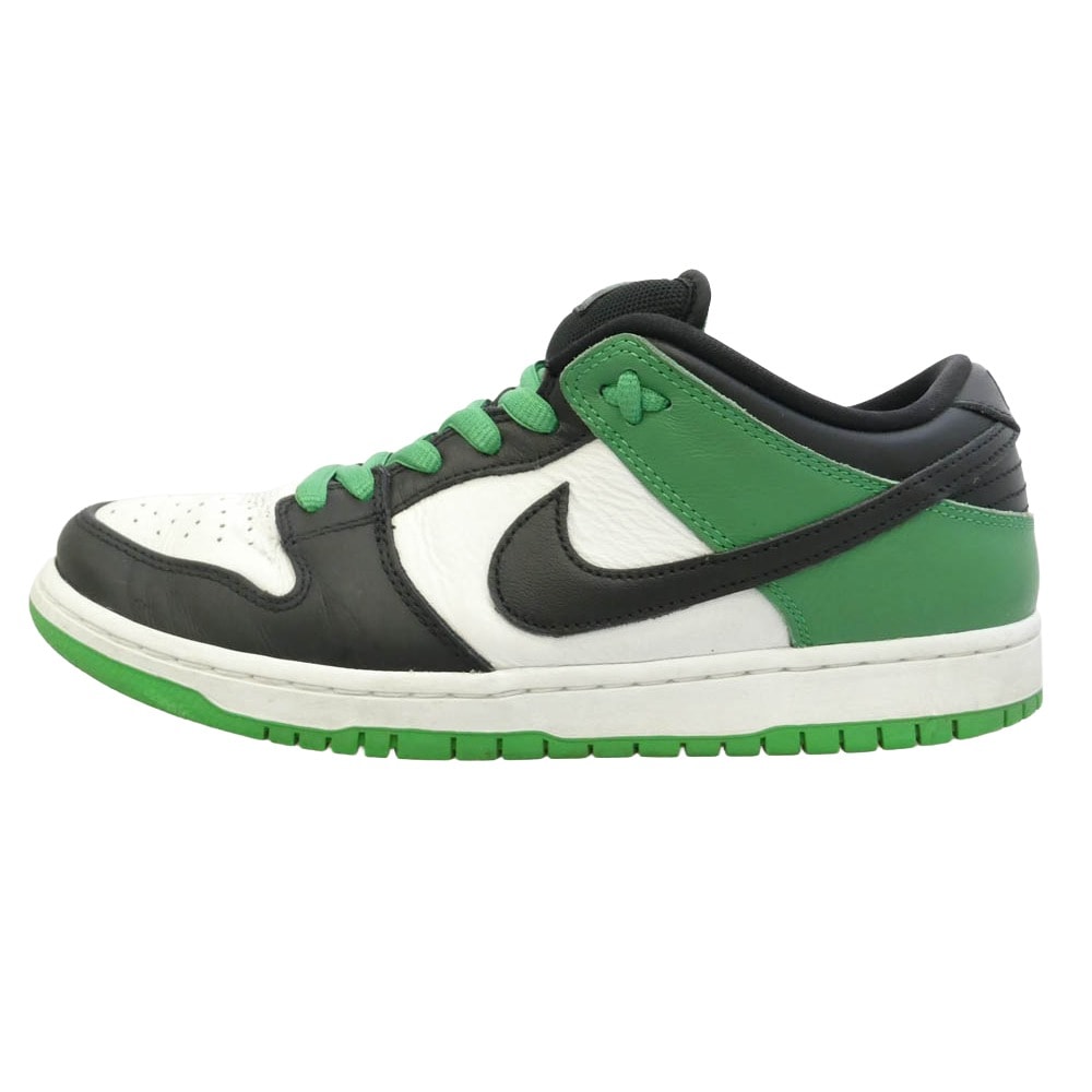 NIKE ナイキ BQ6817-302 SB Dunk Low Pro ""Black and Classic Green SB ダンク ロー プロ ""ブラック アンド クラシックグリーン ローカット スニーカー ブラック系 27.5cm【中古】