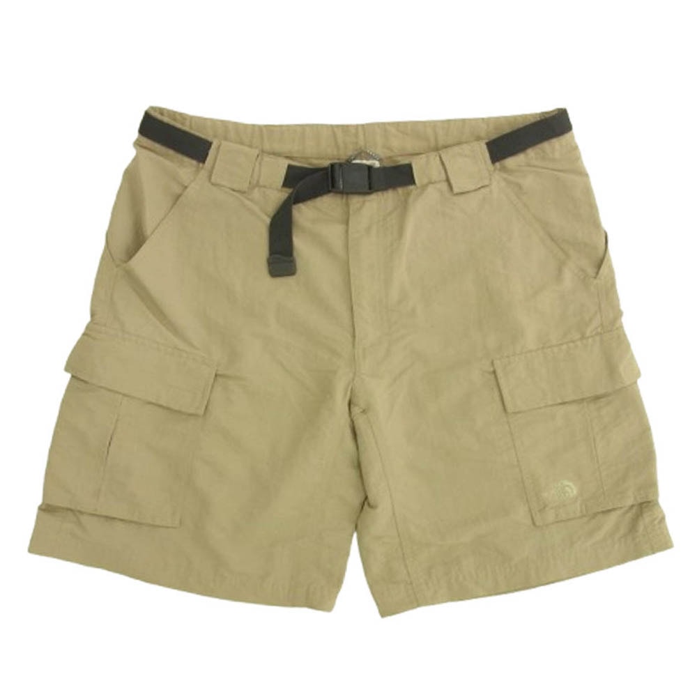 THE NORTH FACE ノースフェイス ショートパンツ ナイロン カーゴショーツ ハーフパンツ ベージュ系 L【中古】