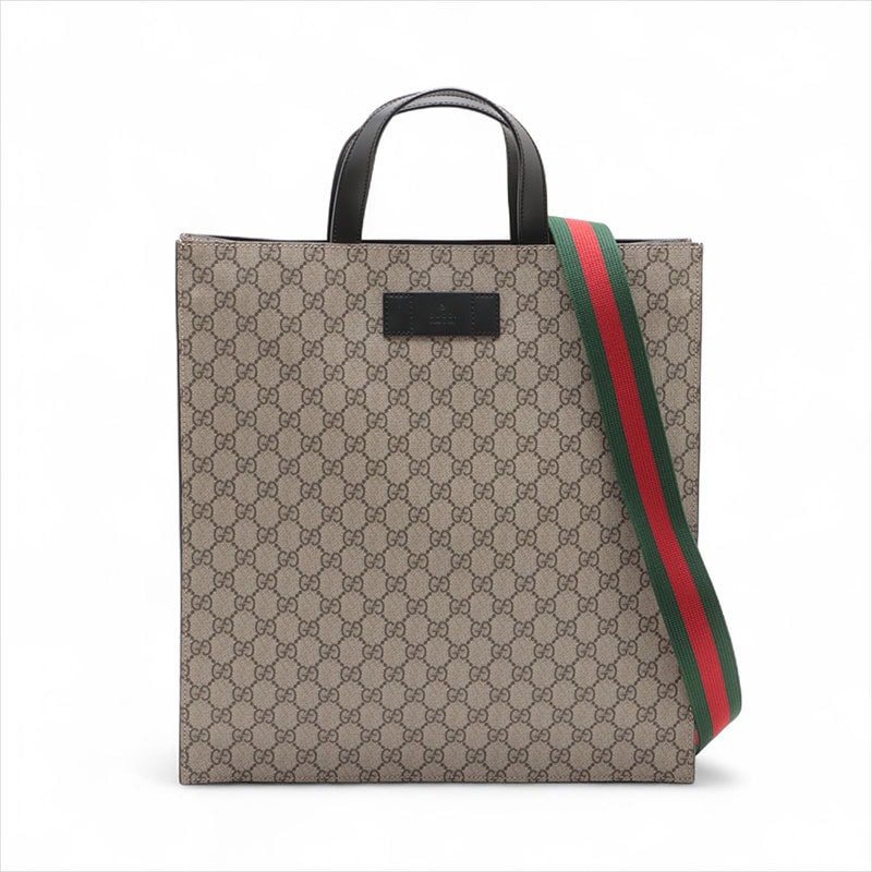 グッチ GUCCI GG スプリーム 2way トートバッグ【中古】