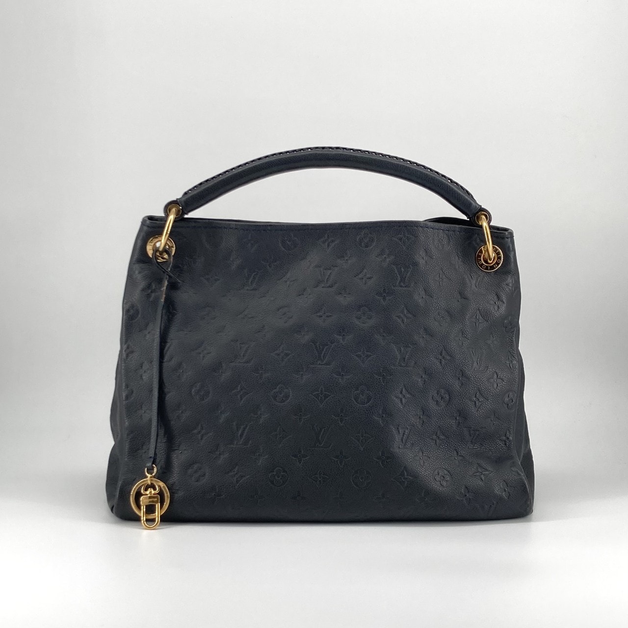 LOUIS VUITTON(ルイ・ヴィトン) アーツィーMM モノグラム アンプラント アンフィニ レザー M93448 トートバッグ ネイビー