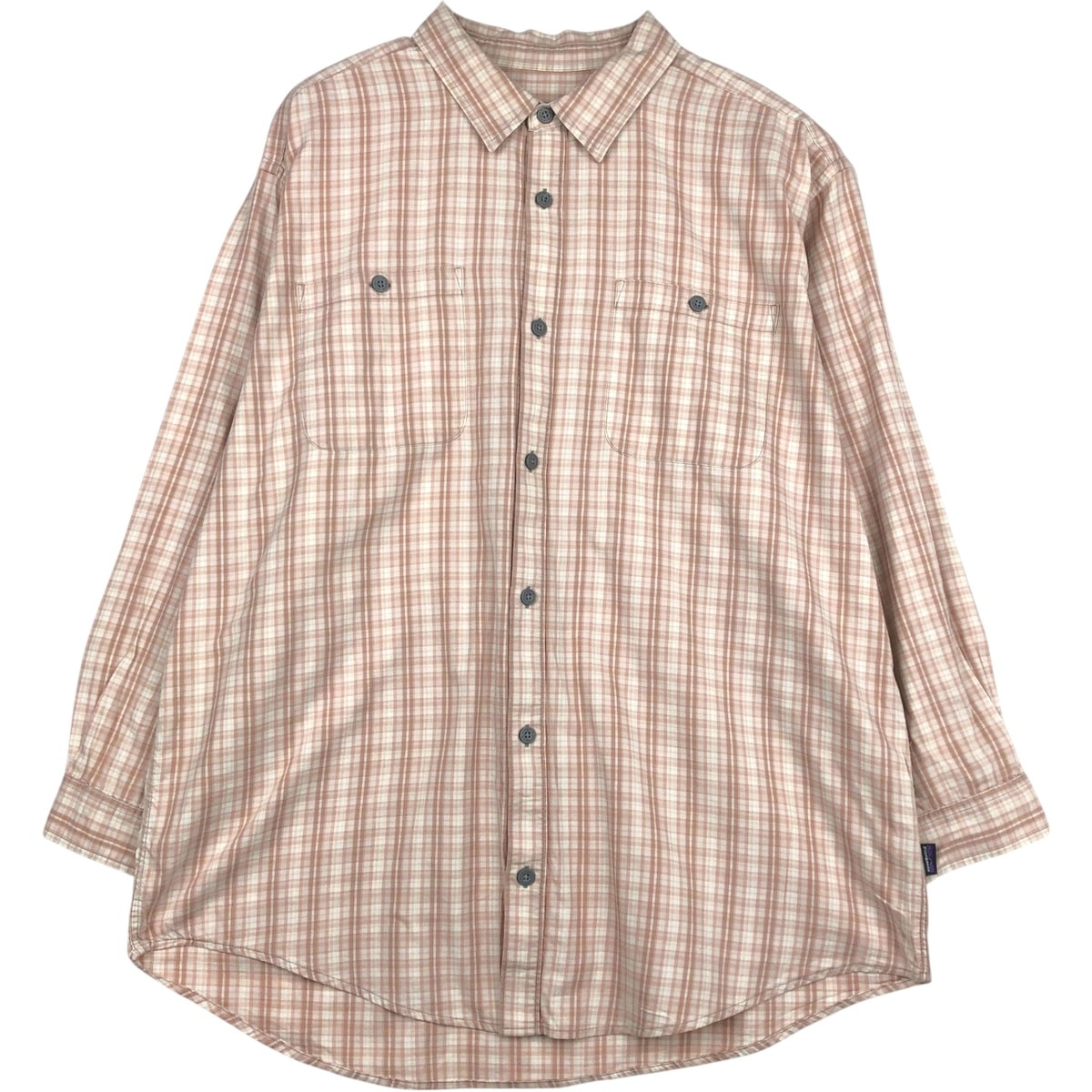 古着 パタゴニア Patagonia ORGANIC COTTON オーガニックコットン 53837FA17 長袖 コットンチェックシャツ メンズXL相当/eaa643019