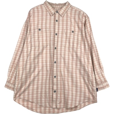 古着 パタゴニア Patagonia ORGANIC COTTON オーガニックコットン 53837FA17 長袖 コットンチェックシャツ メンズXL相当/eaa643019