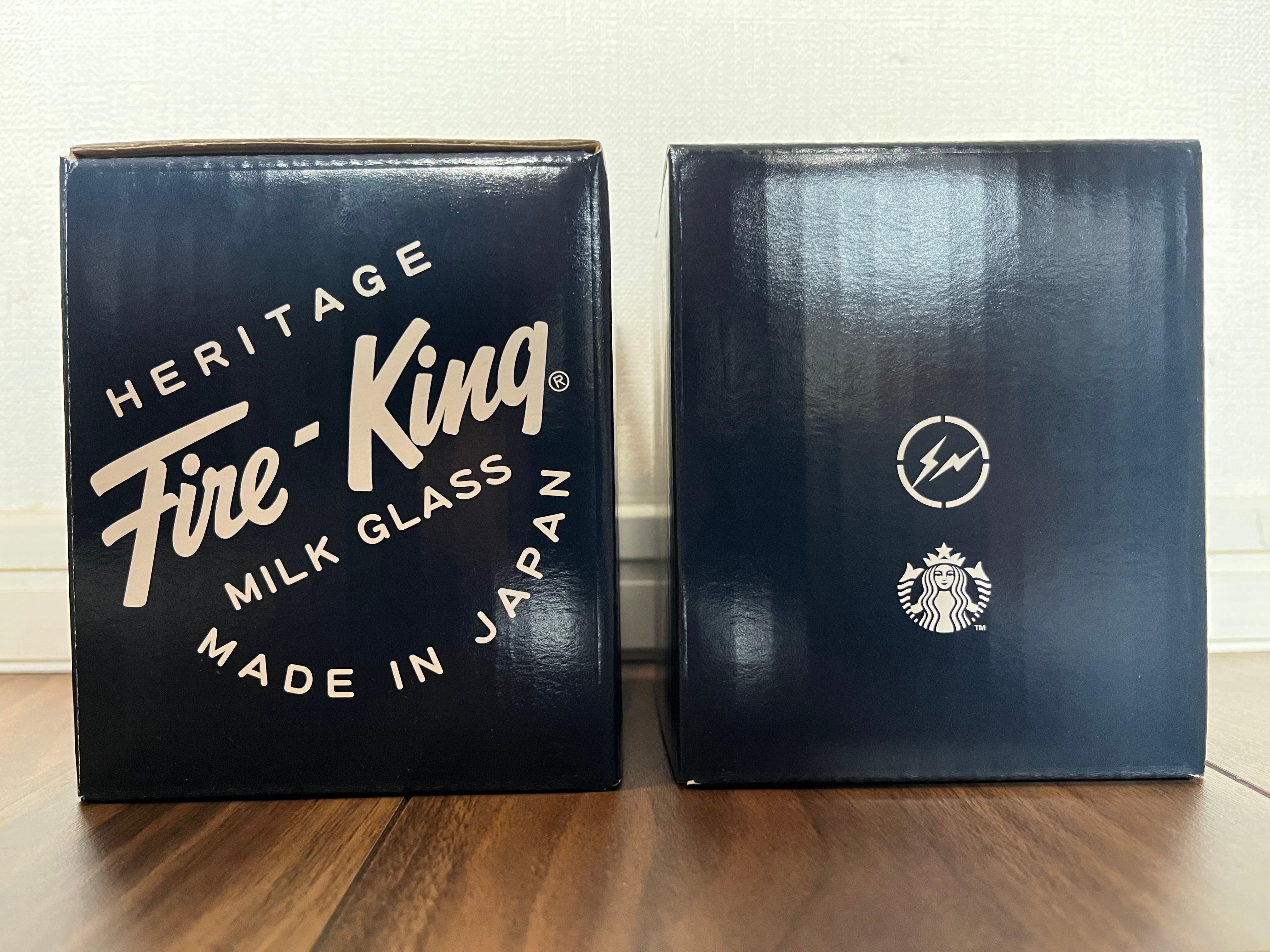 Starbucks Fragment Fire-King ペアマグカップ ブルー