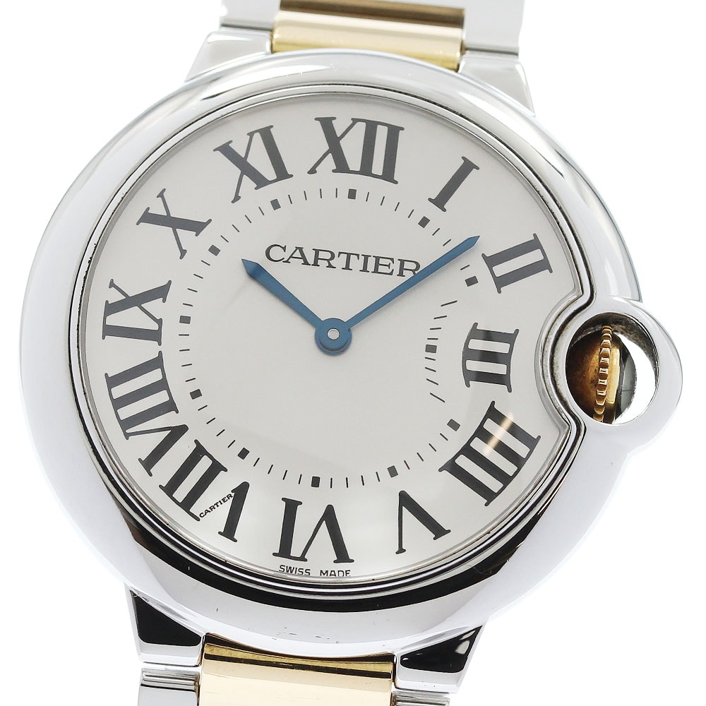 ☆良品  カルティエ バロンブルーMM  W69008Z3 ボーイズ 【中古】