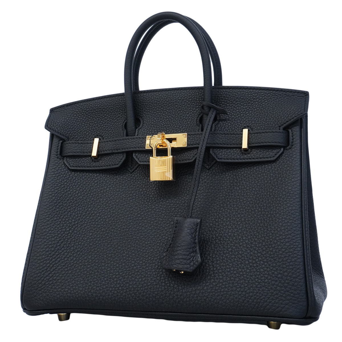 ★最終価格★SALE【6fa1797-g】エルメス ハンドバッグ バーキン25 トゴ ブラック ゴールド金具 G刻印【中古】レディース