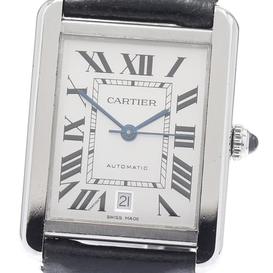 カルティエ タンクソロXL デイト WSTA0029 メンズ 【中古】