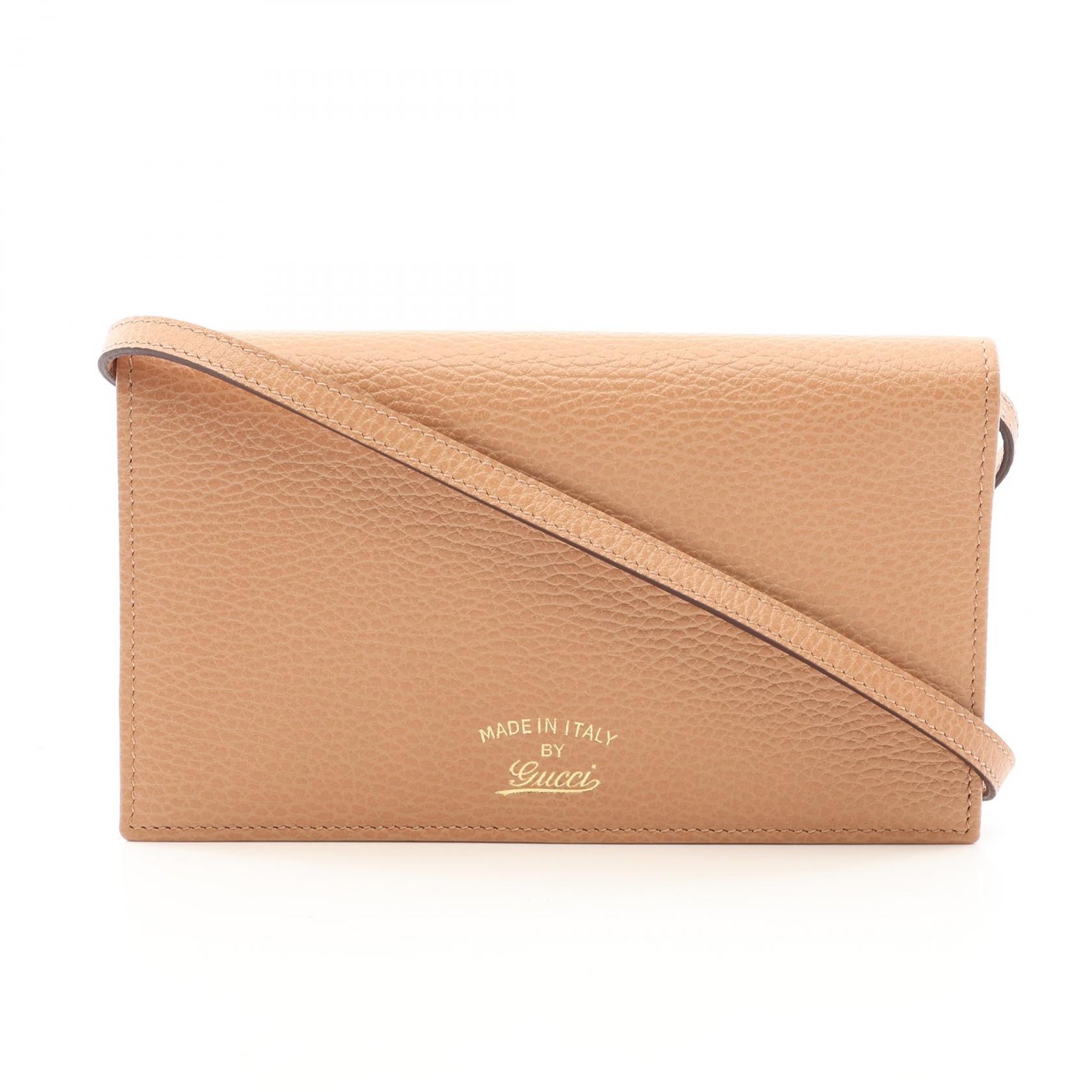 グッチ GUCCI スウィング ショルダーバッグ バッグ レザー レディース ピンク系 368231 【中古】