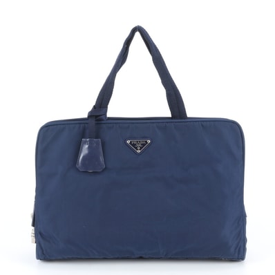 ■美品 プラダ テスート ナイロントライアングルロゴビジネス バッグ