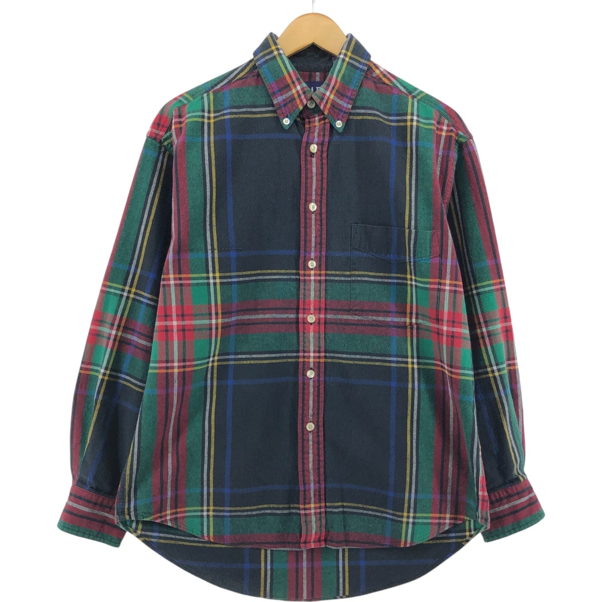 古着 90年代 ギャップ GAP オールドギャップ 長袖 ボタンダウンチェックシャツ メンズM相当 ヴィンテージ/eaa514300