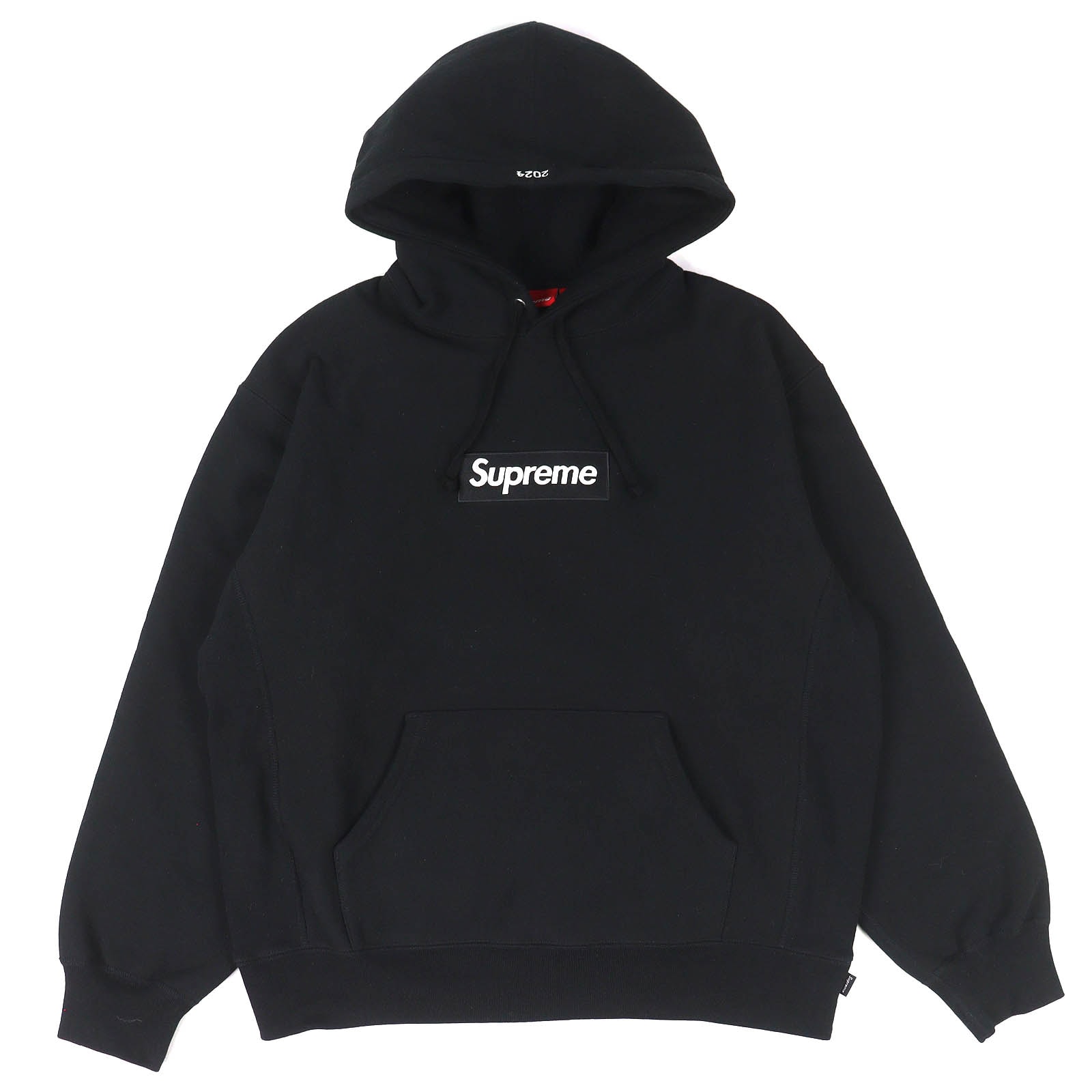 美品 シュプリーム ボックスロゴ 長袖スウェット パーカー ブラック M メンズ