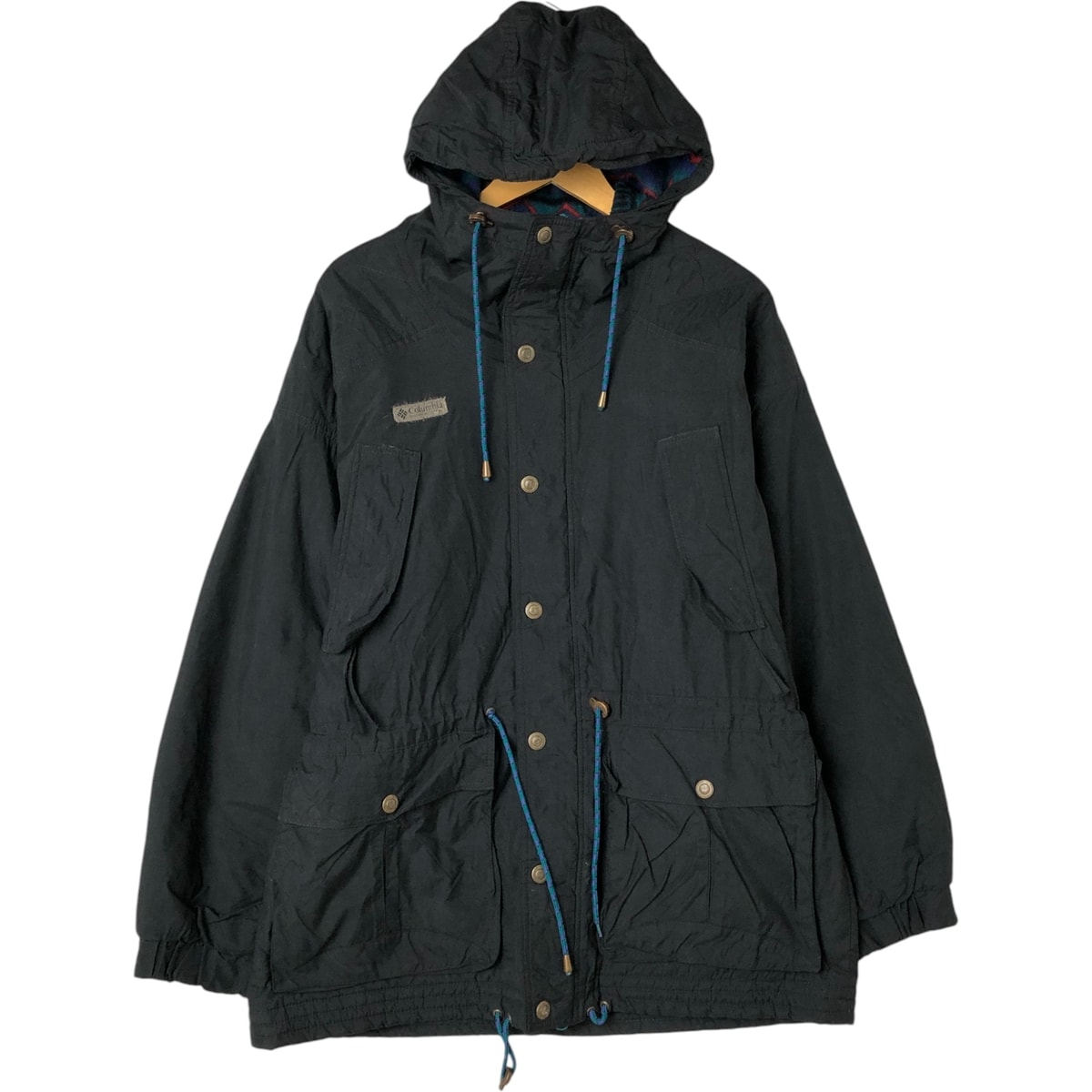 古着 90年代 コロンビア Columbia 白タグ 中綿パーカー パファージャケット メンズXL相当 ヴィンテージ/eaa552647