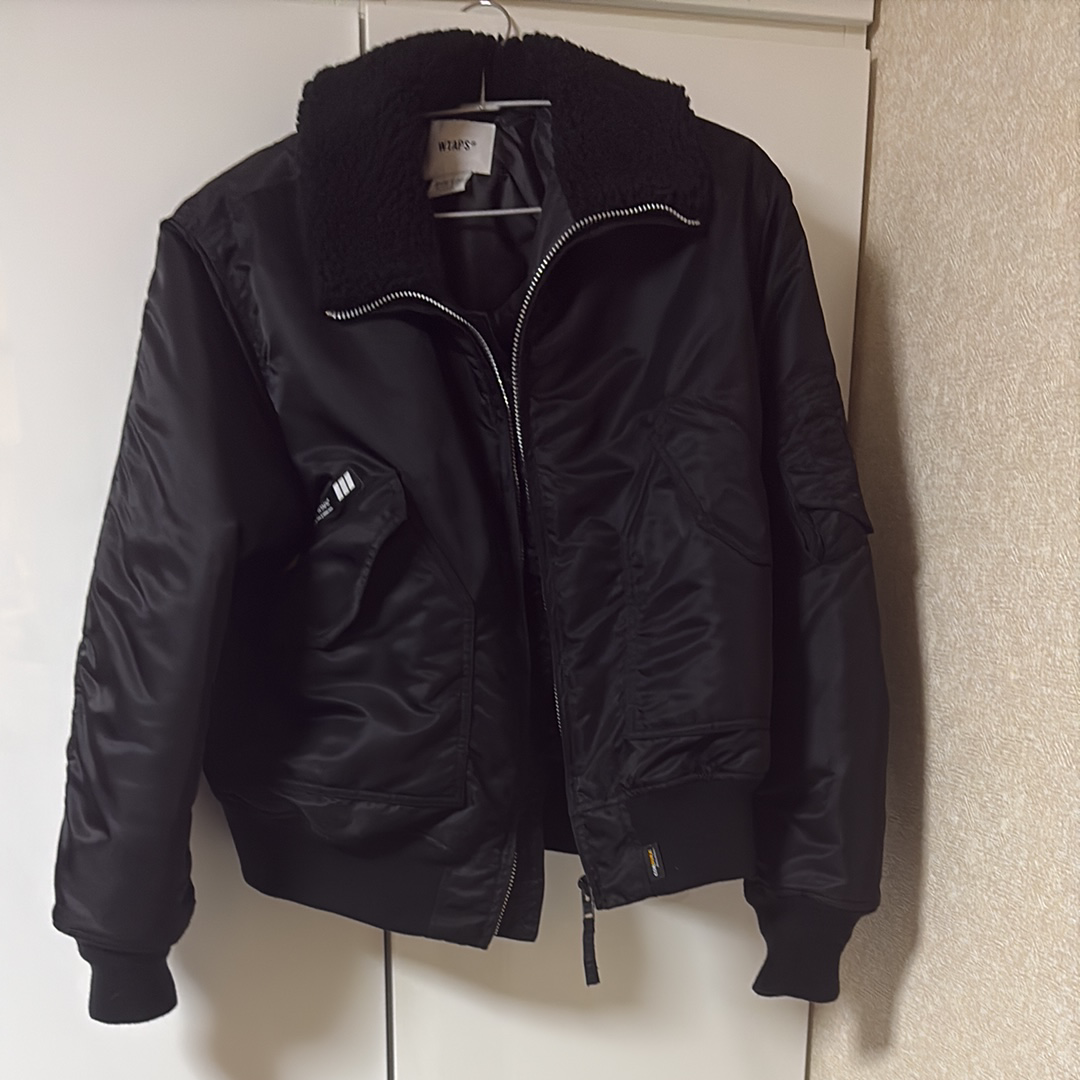 WTAPS ES / Jacket / Nylon. Satin. CORDURA "Black"