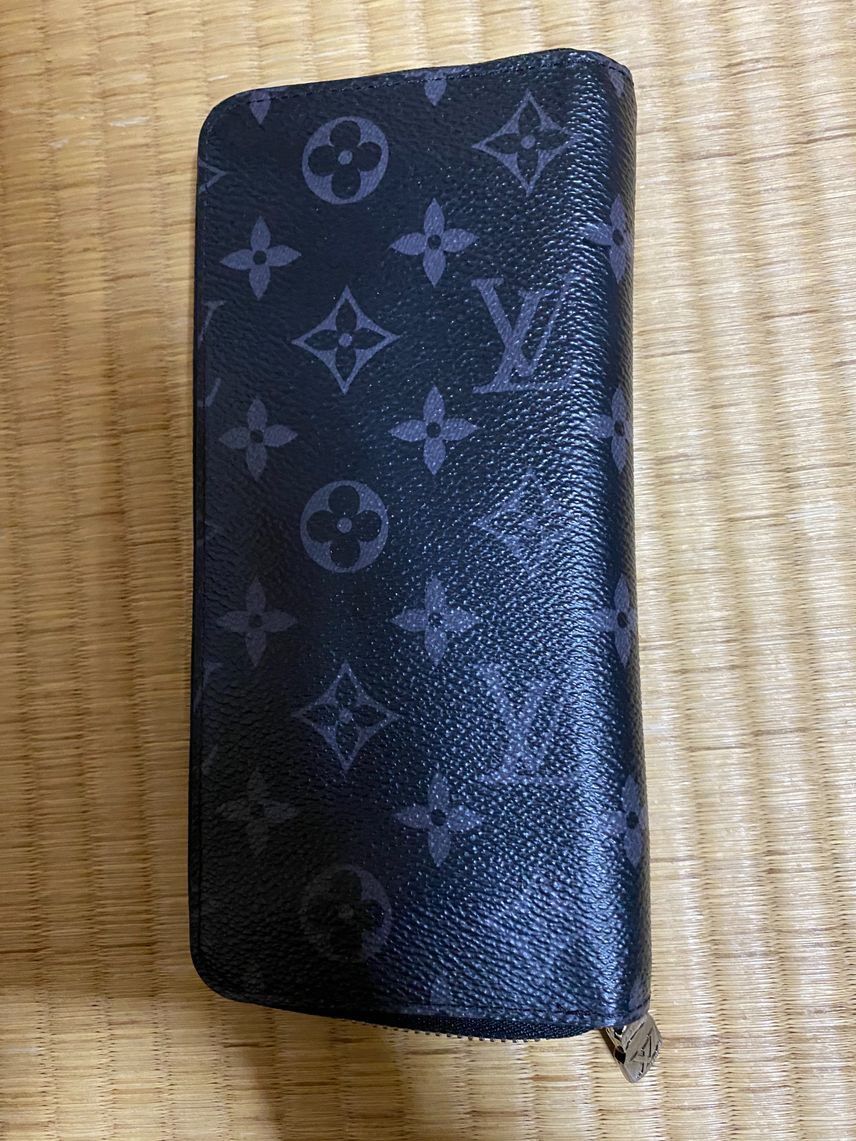 Louis Vuitton Zippy Wallet Vertical Monogram Eclipse