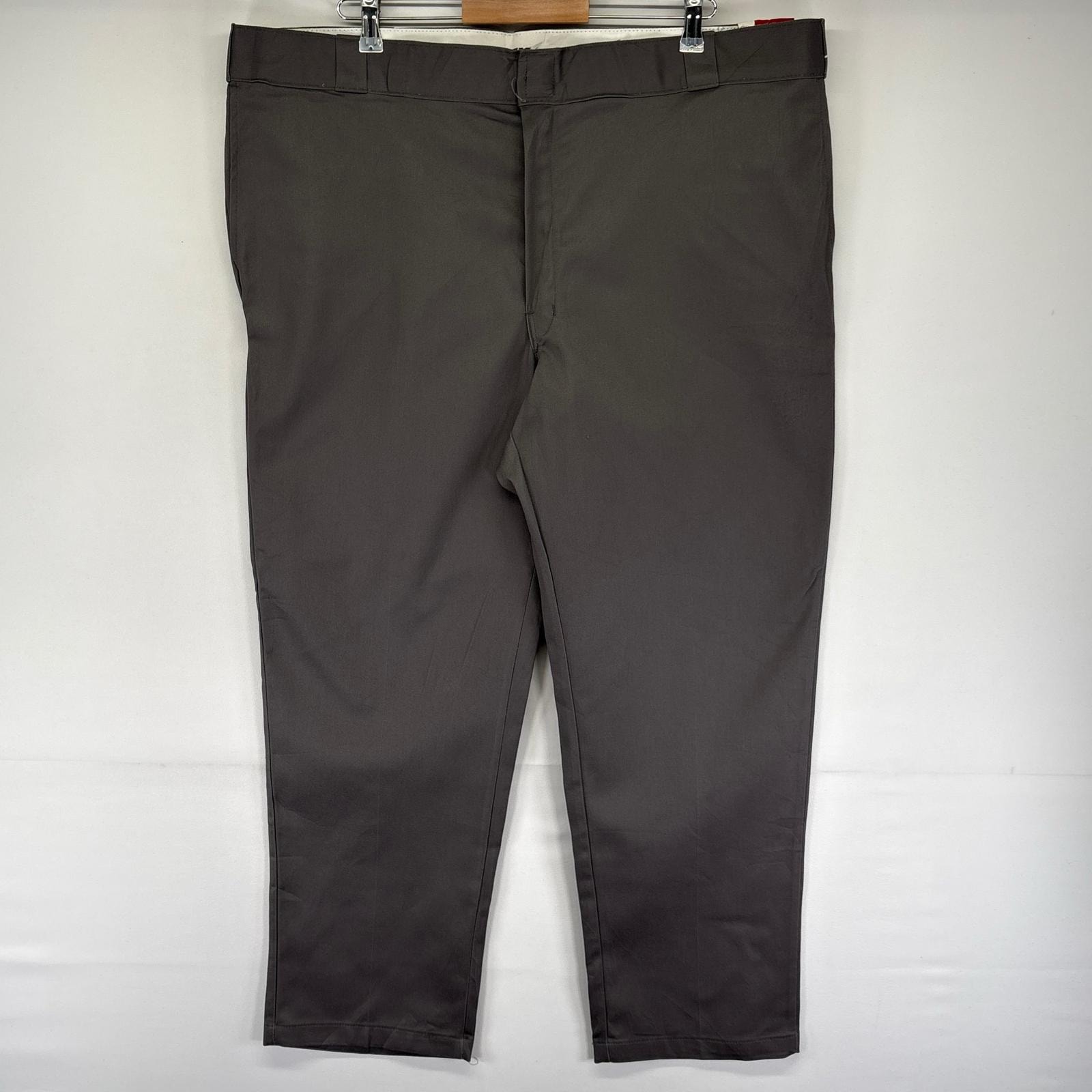 古着 デッドストック ディッキーズ Dickies パンツ チノパン ジッパーフライ 大きいサイズ 874 ストレート W44 L30 グレー系 メンズ