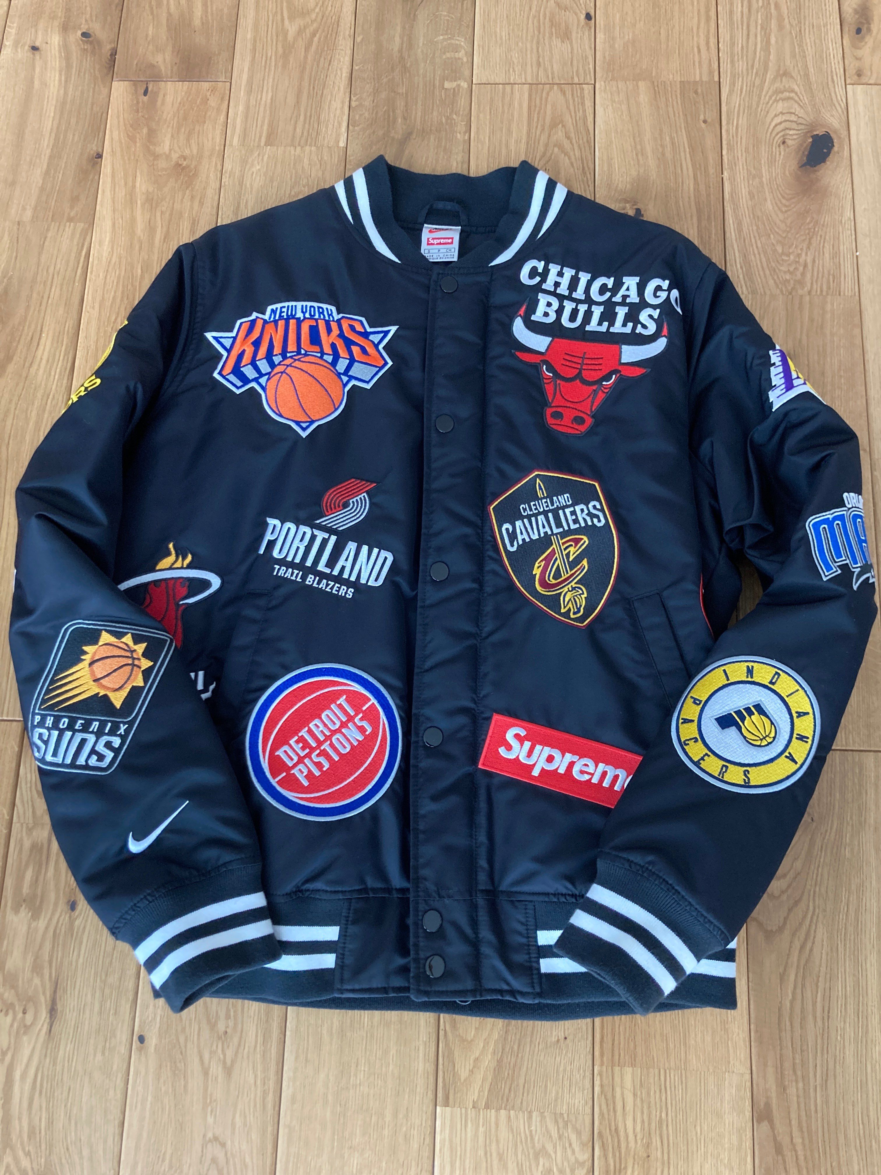 Supreme / Nike®/NBA Teams Warm-Up Jacket "Black"