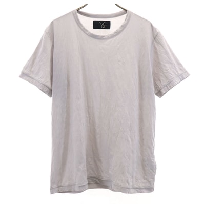 Y's ワイズ 日本製 半袖 ワッシャー加工 Tシャツ 3 グレー ヨウジヤマモト