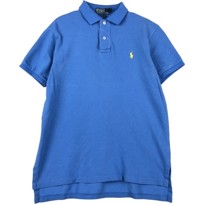 古着 ラルフローレン Ralph Lauren POLO by Ralph Lauren COSTOM FIT 半袖 ポロシャツ メンズM相当/eaa622609