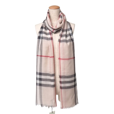 ■未使用品■BURBERRY バーバリー ストール チェック フリンジ マフラー 20260902/RB0290