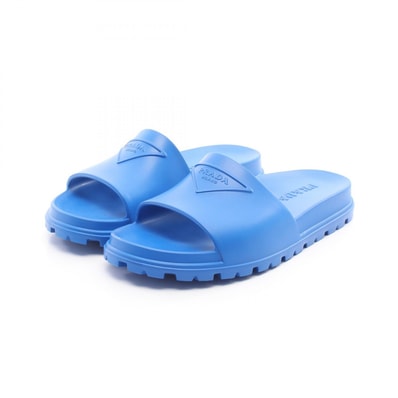 プラダ PRADA シャワーサンダル サンダル 靴 ラバー メンズ ブルー系 【中古】