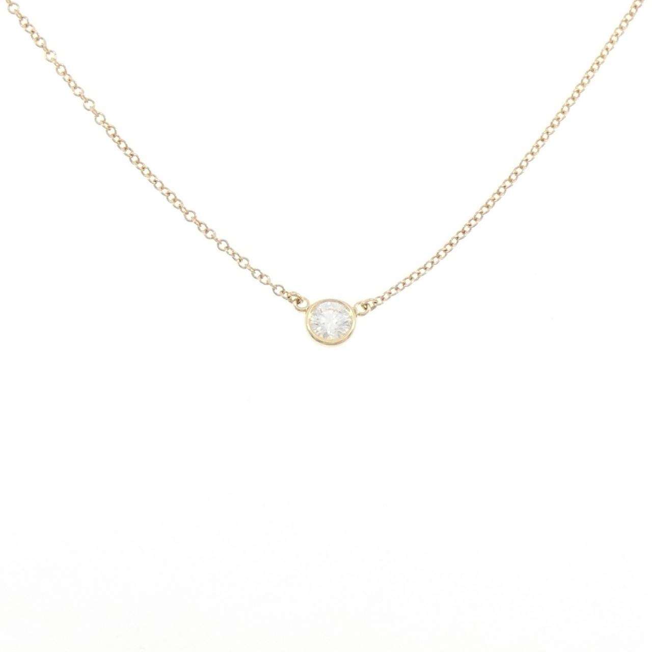 ティファニー バイザヤード ネックレス 0.20CT F VVS1 EXT