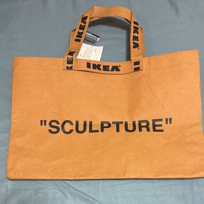OFF-WHITE / IKEA MARKERAD Large Bag "Brown"