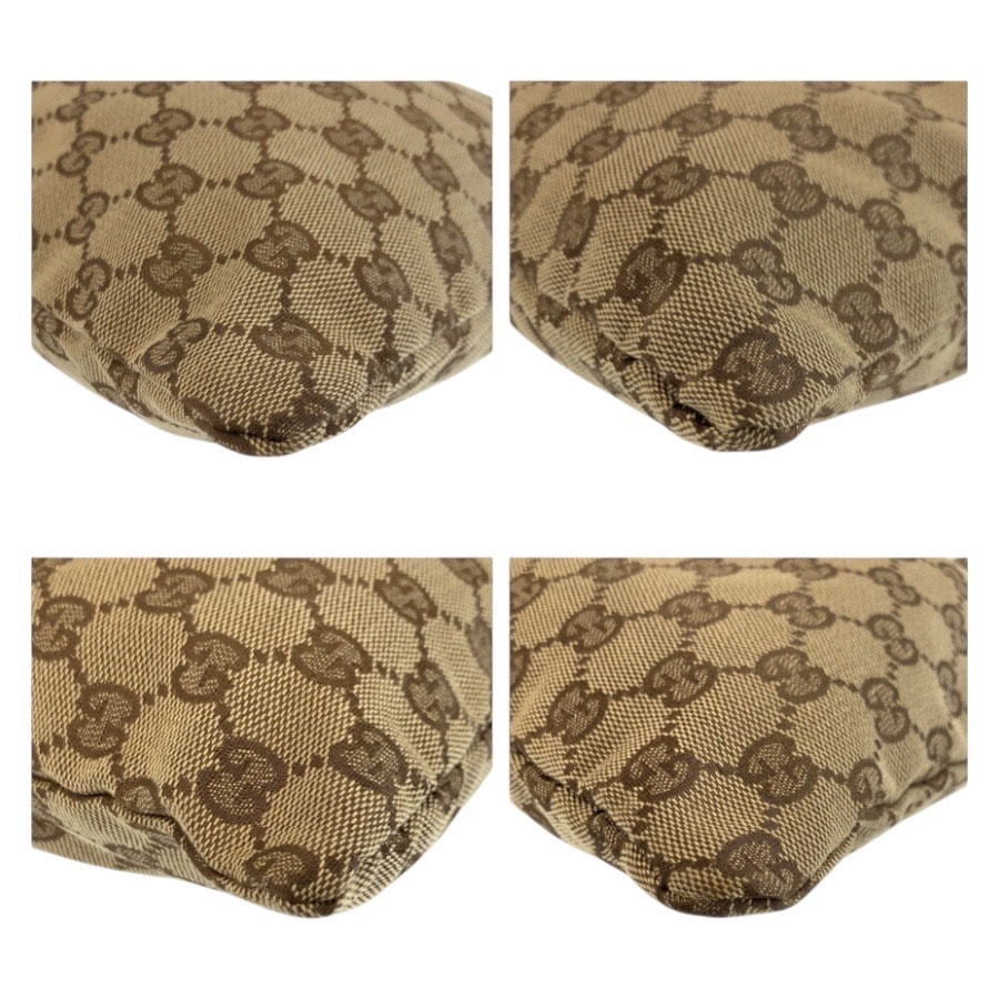 B (目立った傷や汚れなし)】GUCCI グッチ ベージュ ブラウン GG