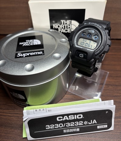 Supreme x The North Face G-SHOCK Watch "Black"