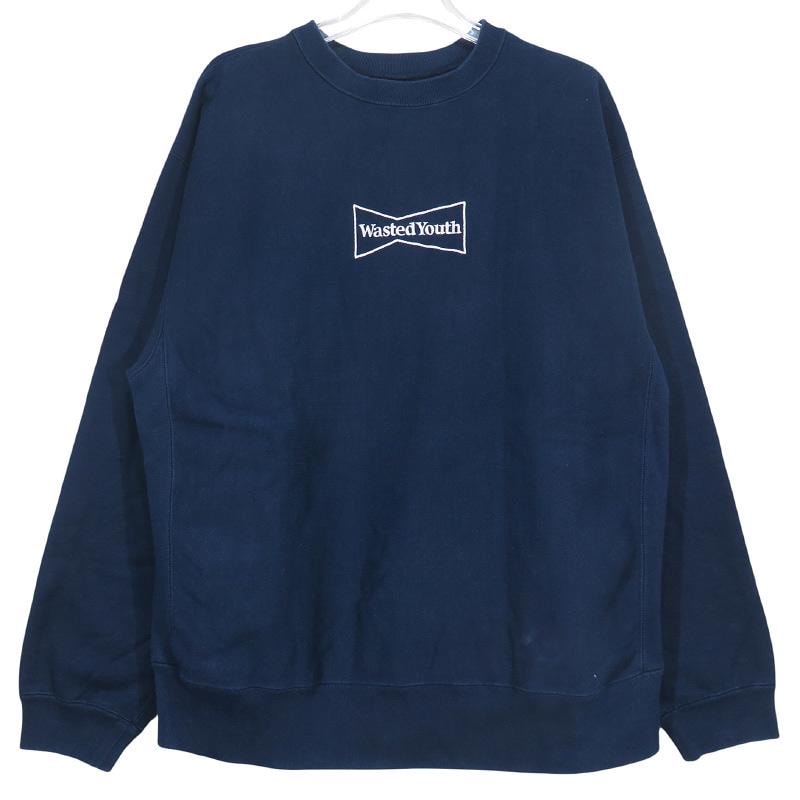 Wasted Youth Heavy Weight Sweatshirt #2 "Navy" / VERDY