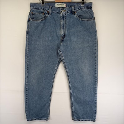 古着 リーバイス Levi's デニム パンツ 505 大きいサイズ ジーパン ジーンズ ジップ 5ポケ ストレート w38 L30 ブルー系 メンズ
