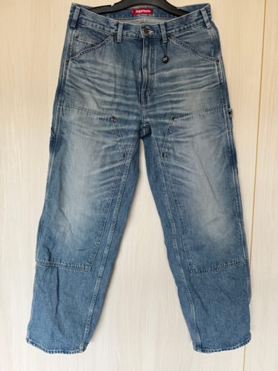 Supreme Worn Double Knee Painter Pant (25SS) "Denim"
