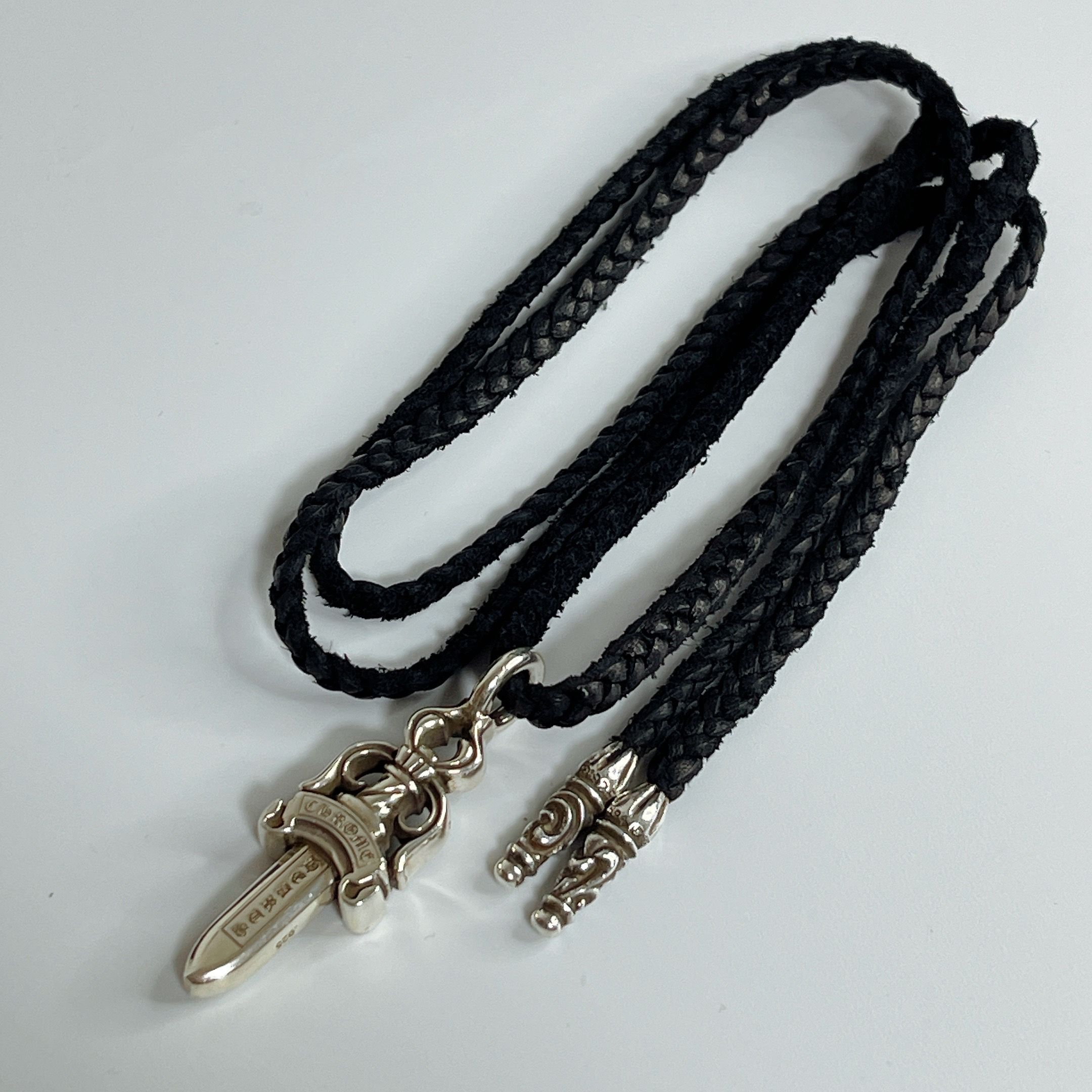 Chrome Hearts Double Dogger Pendant "Silver"