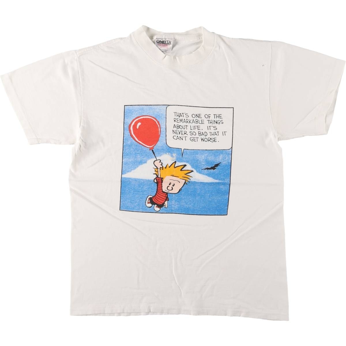 古着 90年代 オニータ ONEITA Calvin and Hobbes カルビンとホッブス キャラクタープリントTシャツ メンズM相当 ヴィンテージ/eaa564430
