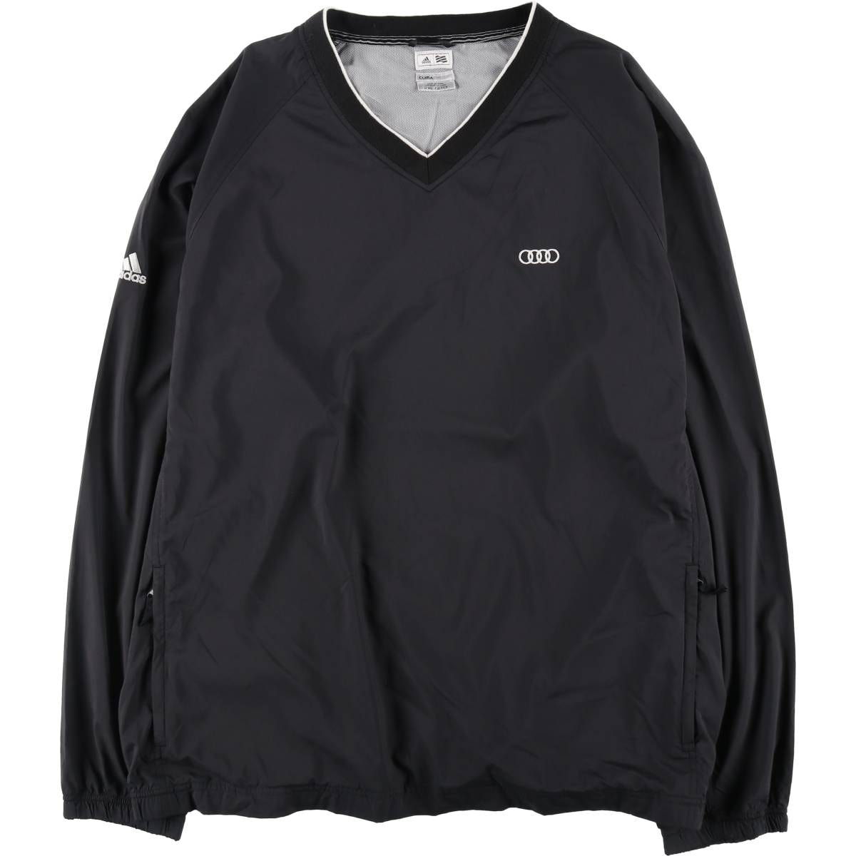 古着 アディダス adidas CLIMA PROOF Vネック ウォームアッププルオーバー メンズXXL相当/eaa505150