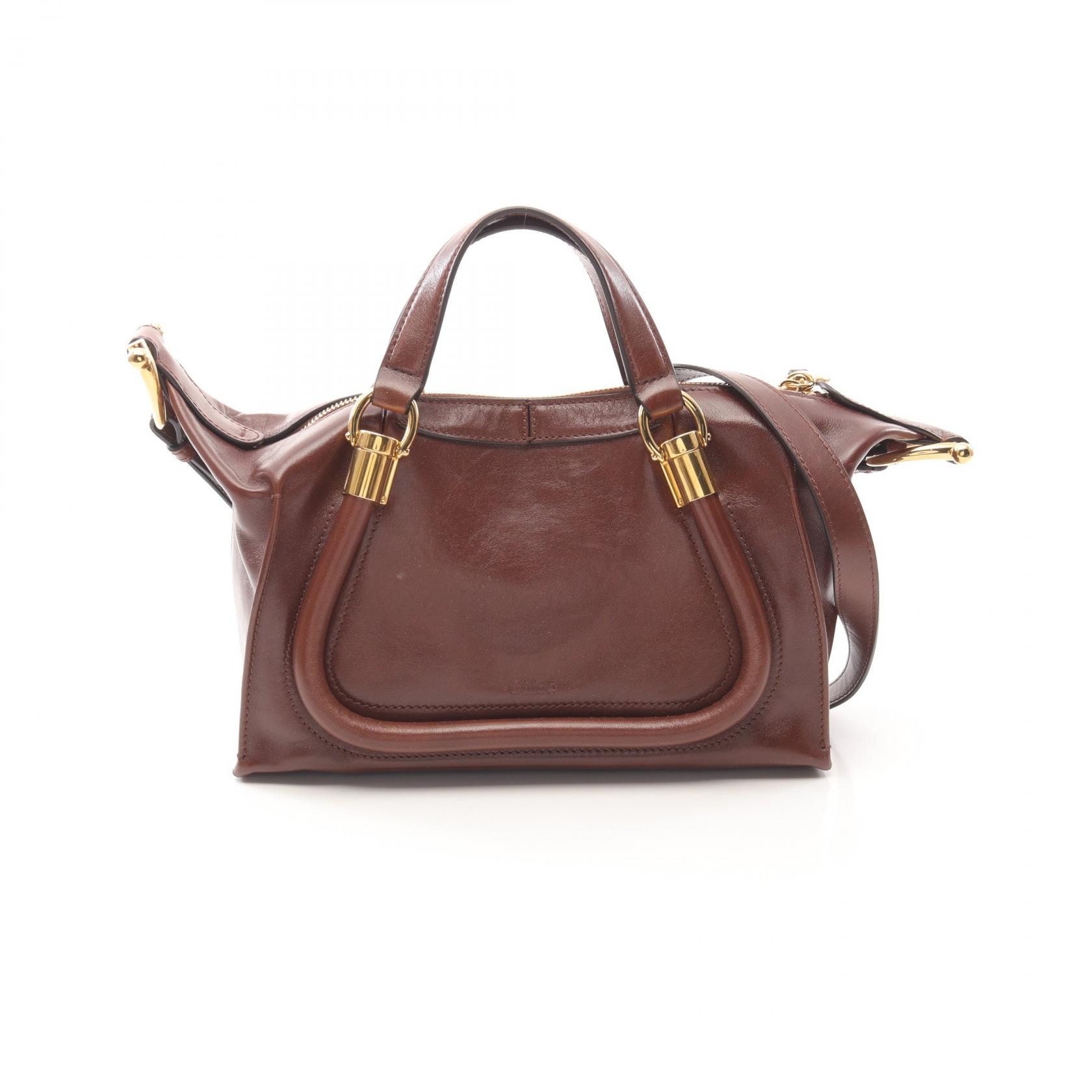 クロエ Chloe Paraty 24 スモールバック ハンドバッグ バッグ レザー レディース ブラウン系 CHC24AS751N8225A 【新品】