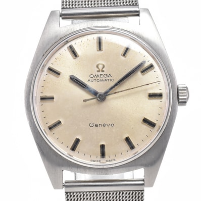 オメガ OMEGA 165.041 ヴィンテージ ジュネーブ Cal.552 シルバー 自動巻き メンズ 腕時計 I#150629