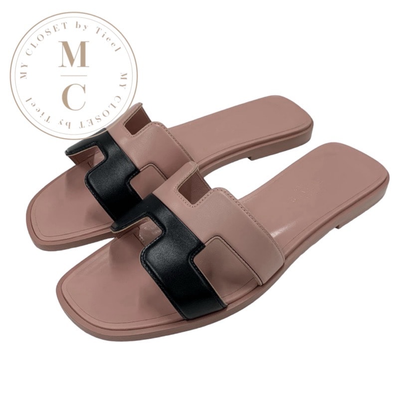 未使用に近い】エルメス HERMES オラン サンダル 靴 シューズ レザー