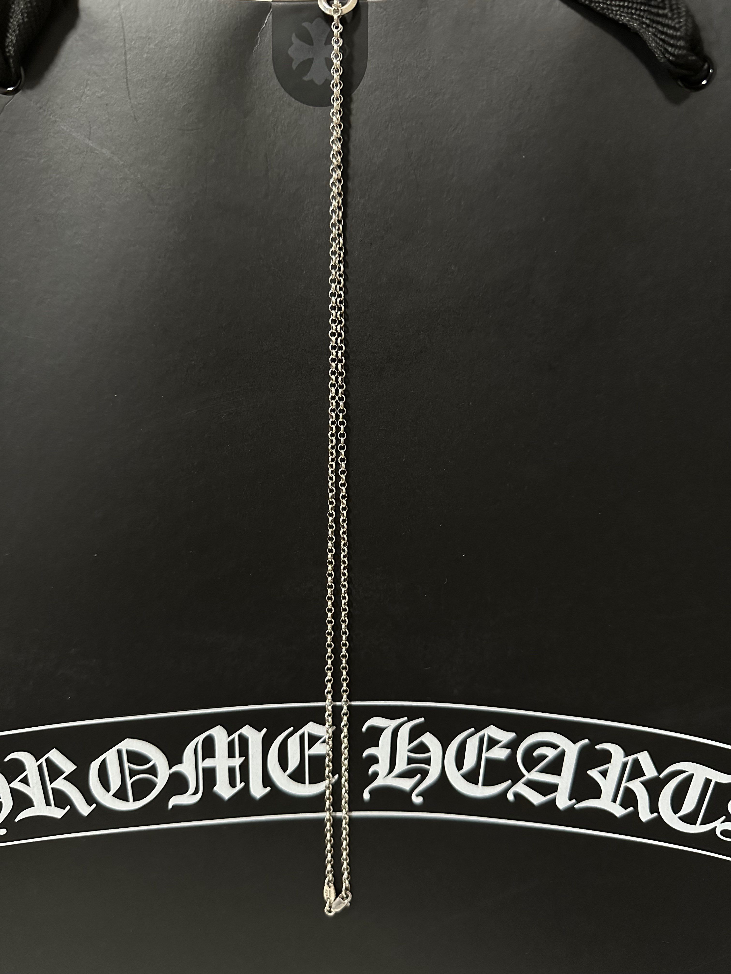 Chrome Hearts Roll Chain Necklace "Silver"