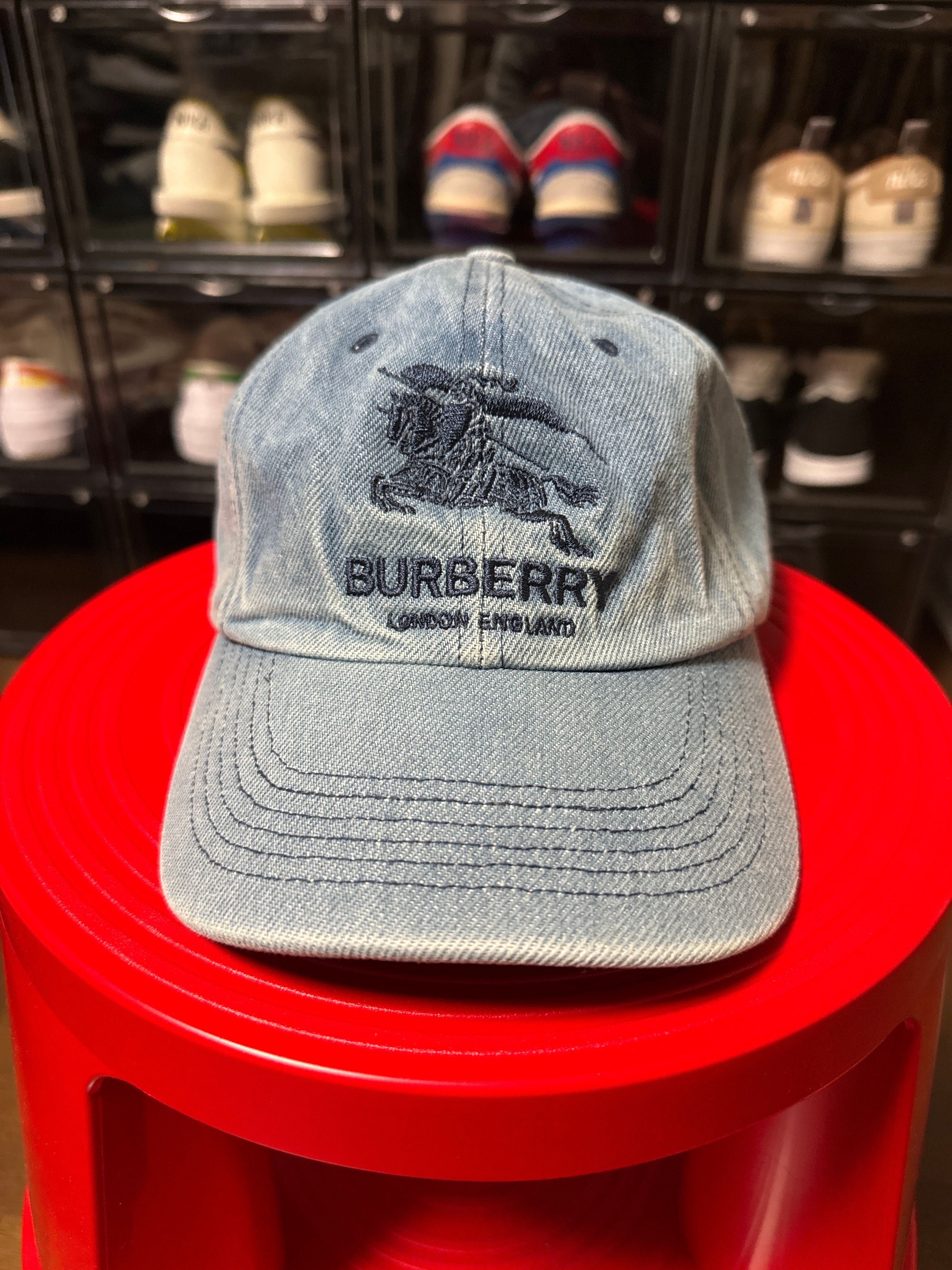 Supreme / Burberry Denim 6 Panel "Blue"