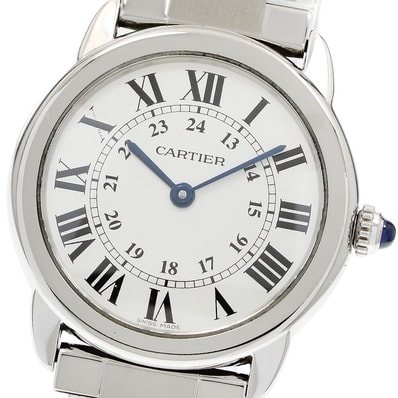 ☆良品 カルティエ ロンドソロSM W6701004 レディース 【中古】