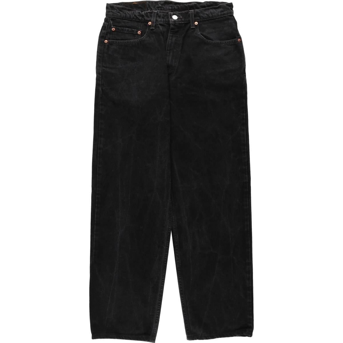 古着 90年代 リーバイス Levi's 550 RELAXED FIT ブラックデニム テーパードデニムパンツ メンズw32相当 ヴィンテージ/eaa663198