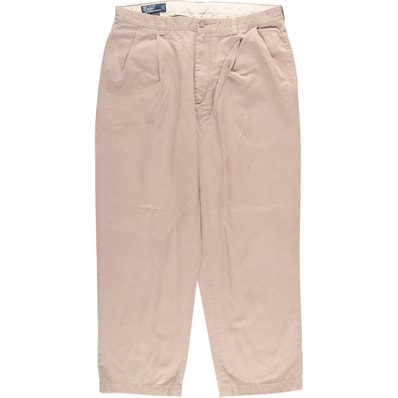 古着 ラルフローレン Ralph Lauren POLO by Ralph Lauren HAMMOND PANT ツータック チノパンツ メンズw35相当/eaa522276