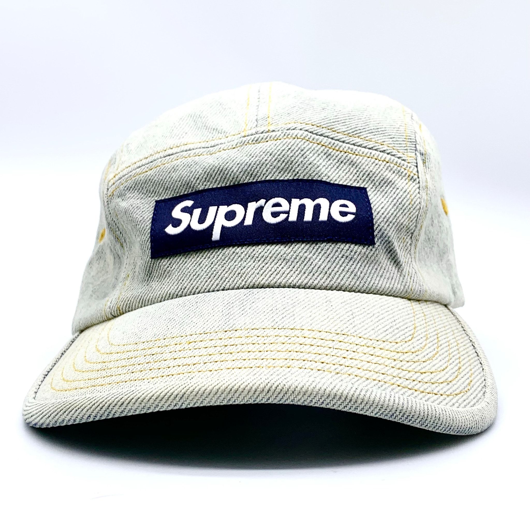 Supreme Denim Camp Cap "Dirty Indigo" (23SS)