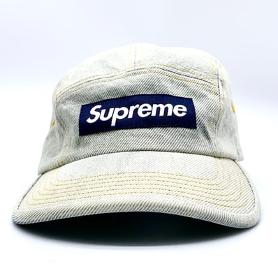 Supreme Denim Camp Cap "Dirty Indigo" (23SS)