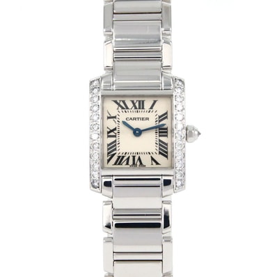 カルティエ タンクフランセーズSM WG/D WE1002S3 WG クォーツ