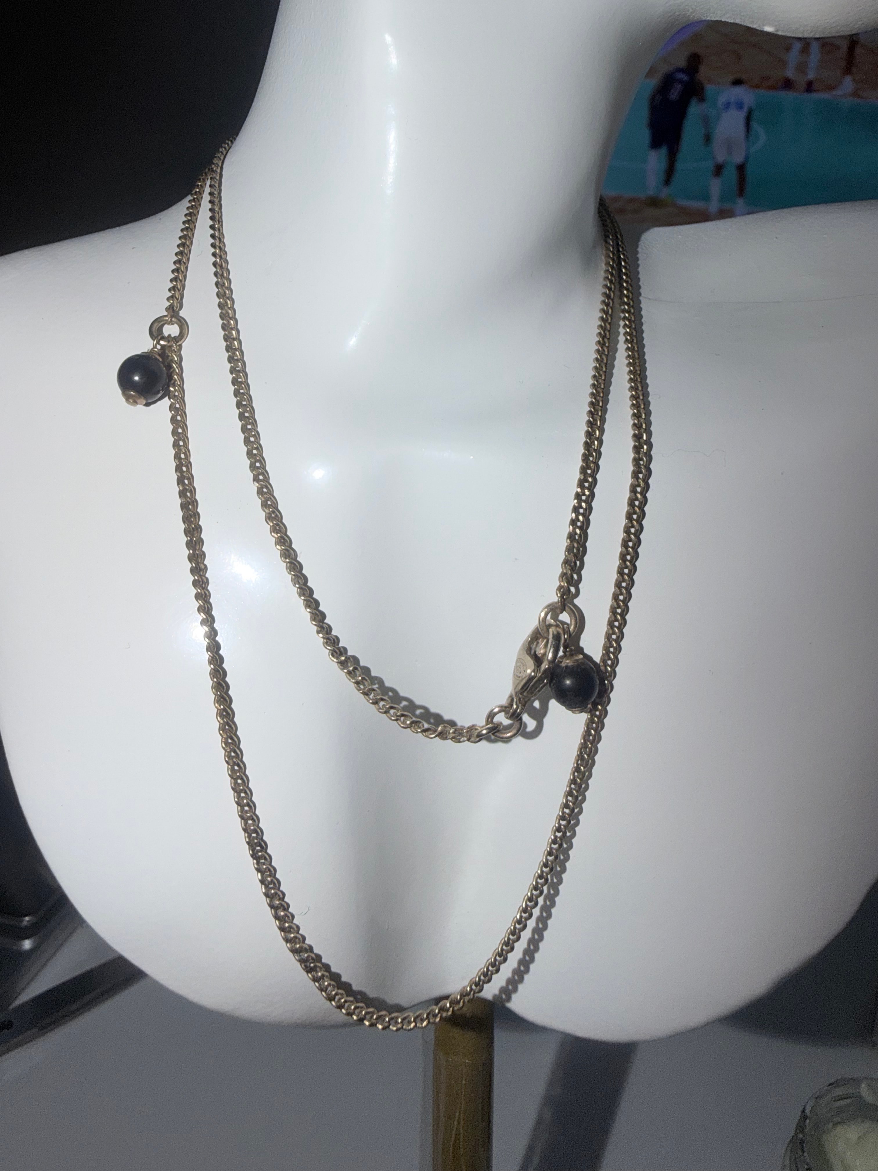 アンティークCHANEL シャネルネックレス7.0gゴールドメッキ