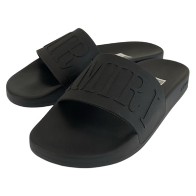 超美品 AMIRI アミリ サイズ45 ブラック 黒 ラバー サンダル プールサンダル 604424 【中古】